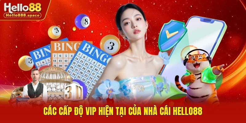 Các cấp độ VIP hiện tại của nhà cái Hello88